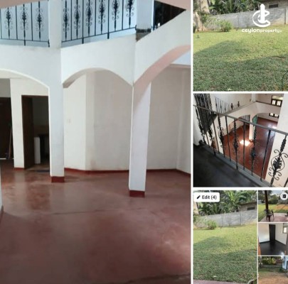 Land for Sale in Seeduwa - Land with Two-Story House for Sale in Seeduwa