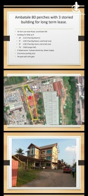 Commercial Property for Rent in Ambatalawa - Ambatale 4500 SqFt Commercial Building For Rent